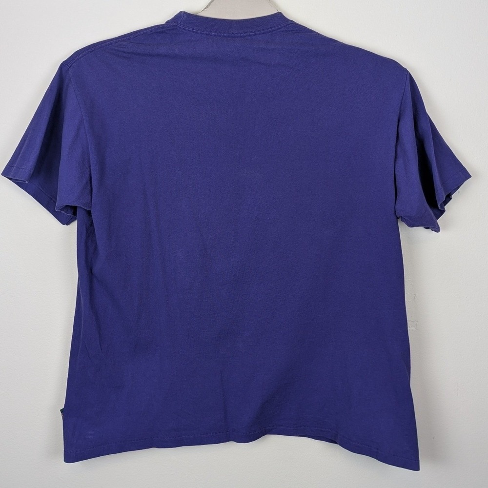 Vintage Minnesota Vikings Nutmeg Mills Throwbacks NFL T Shirt XL Purple Made USA - Picture 2 of 9